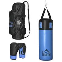 Professional Boxing Bag, Punching Bag 72 cm with 8 oz Gloves Hook and Storage Bag, Sandbag for MMA, Karate, Taekwondo and Home Gym Training 25 x 25 x 102 cm