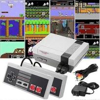 Retro žaidimų konsolė su 620 vaizdo žaidimų, AV ir HDMI HD išvestis, Plug and Play, Klasikinė mini pramogų sistema suaugusiems ir vaikams mažiau