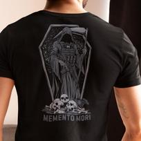 Memento Mori Grim Reaper Design, Military gifts, Gift for Veterans, Casual Wear, Army gifts 150 black