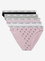 CALVIN KLEIN UNDERWEAR Moteriškos kelnaitės, BIKINI 5PK, 5 vnt.