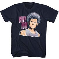 Billy Idol Soft Clouds Music T-shirt Tops Tees Men's Women's Unisex L gray