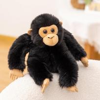 20Cm Cute Long-Legged Monkey Doll Plush Toys Black Monkey Stuffed Pendant Cushion Doll Ornaments Children'S Birthday Gifts 20cm white