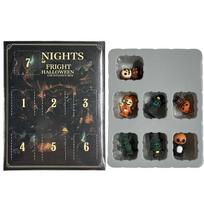 Halloween Advent Calendar 7/15/31-Day Halloween Countdown Calendar with Collectible Eerie Figurines Gift Box Halloween Gifts as Shown gray