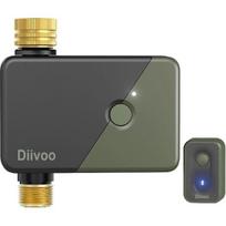 Diivoo Sodo WiFi Laistymo Laikmatis 4 Zonos Automatinis Laistymo Laikmatis Laistymo Sistemos Valdiklis su Lietaus Atidėjimu Rankinis Laistymas 1 ZONE gray