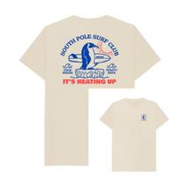 South Pole Surf Club Tshirt Penguin Surfing Tee Rapanui Graphic Tshirt Highend Luxury Unisex Style Both Of Unisex And Unisex S white