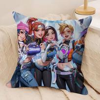 Žaidimas O-Overwatch Klevo Dizaino Pagalvės Užvalkalas Laimingos Rudens Derliaus Dekoras Šventinis Dekora Pagalvės Užvalkalas 12x12Inch gray