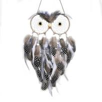 Handmade Owl Dream Catcher Net Creative Exquisite Smart Bird Dreamcatcher Funny Colorful Wall Hanging Pendant Living Room pilka