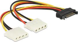 Delock 65159, SATA/Molex, 20 cm