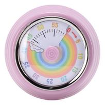 Stainless Steel Sauna Timer Magnetic 60 Minute Duration Mechanical Clock Timer for Sauna Room Spa Steam Room Purple gray