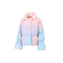 PUMA Gradient Loose Warm Down Jacket Winter Women's Sky Blue M white