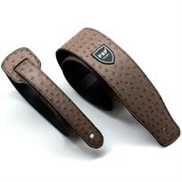 PU Leather Guitar Strap Adjustable Embossed Acoustic Guitar Strap 130cm - 150cm Snake Skin Bass Guitar Strap for Folk Guitar chaki