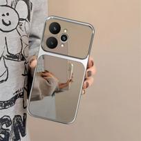 Case for realme 15 5G,15 Pro 5G Trending Big Window Cover Mirror Phone Casing realme 15 5G gray