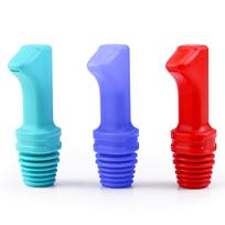 Medical Grade Silicone Easy Carry Handheld Shattaf Mini Pocket Portable Outdoor Vertical Spray Bidet Sprayer Travel (as the picture,Medical grade silicone) blue