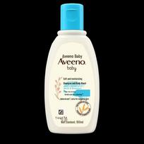 Aveeno Baby Gentle Moisturizing Shampoo & Body Wash white