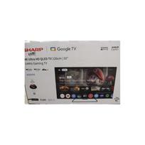 SALE OUT. Sharp 50HR7265E 50" (126cm) QLED 144Hz 4K Ultra HD Google TV, Dolby Vision, Dolby Atmos, Central Stand | SALE OUT. | Sharp 50HR7265E | 50 | Smart TV | Google TV | Black | DAMAGED PACKAGING, USED