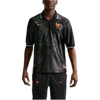 Nike Prancūzijos rinktinės futbolo marškinėliai vyrams Anglies juoda/Ledyninė mėlyna/Metalinė vario spalvos apykakle IH1867-060 2XL varis