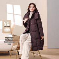 Snowflying Women's Winter Hooded Down Jacket XL (170/92A)