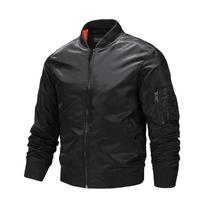MA1 Pilot Jacket: Spring/Autumn Cotton/Thin Baseball Uniform, Plus Size Available 5XL kaštoninė