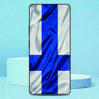 Country Flag Phone Case For Motorola Moto G86 Power 5G Painted Back Cover For Moto G75 TPU Soft Fundas Customized Photo Moto G75 5G blue