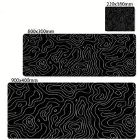 Art Mousepad 900x400 Black White Desk Protector Mat On The Table Pads Laptop Computer Mat Strata Liquid Mouse Pad Xxl Desk Mats 30cmx60cm(11.8x23.6inch) gray