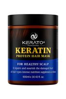 KERATOPLUS PROFESSIONAL Keratin Protein Hair Mask - 900ml | Deep Repair & Nourishment for Damaged Hair | Restores Shine, Smoothness & Scalp Health black