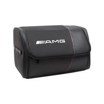 Didelės talpos odinė automobilio daiktadėžė Automobilio bagažinės tvarkymo dėžė Mercedes Benz AMG W203 W206 W220 W205 W211 W212 W201 W168 GLC BA3 gray