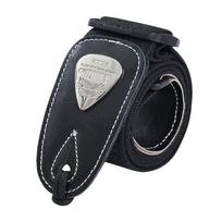 Leather Ends Acoustic Guitar Belt Adjustable Electric Bass Belt Durable Guitar Strap  Instrument juoda