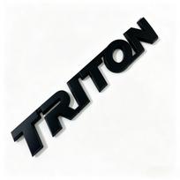 1 vnt. 3D ABS plastiko dekoratyvinis raidės logotipas emblema galinės bagažinės lipdukai Mitsubishi L200 Triton automobilių aksesuarams BV8 black