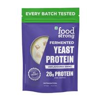 Foodstrong Fermentuoto mielių baltymo milteliai - Be skonio | 26g pilnaverčių augalinių baltymų su probiotikais, virškinimo fermentais ir Indijos žolelėmis | Veganinis | Be Su
