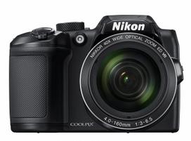 Nikon COOLPIX B500 skaitmeninis fotoaparatas, juodas (B500BK) — 40x optinio priartinimo „Superzoom“ kamera su „Wi-Fi“, „Bluetooth“ ir AA baterijomis juoda
