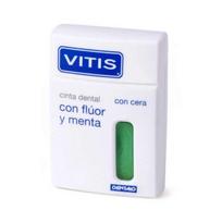 Vitis Dental Tape With Fluoride and Mint 50m white