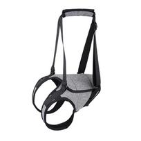 Puppy Back Leg Support Strap Lift Harness for Dog Surgical Joint Leg Recovery S black