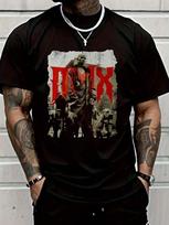 Unisex T-Shirt DMX DMX DMX Art Prints T-Shirt Vintage All Size XL gray