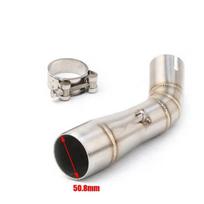 Modifikuotas duslintuvo galinis vamzdis Benelli Leoncino 250 ir 502c motociklams Type A white