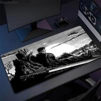 Xxl Mouse Pad Computer Gaming Accessories Berserk Desk Mat Gamer Keyboard Pc Cabinet Mousepad Office Mats Large Mause Carpet Rug 30cmx60cm(11.8x23.6inch) brown