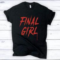 Finalinė Mergina T-shirt Siaubo Filmas Slasher Scream Karalienė Helovinas Unisex Marškinėlis XXXL