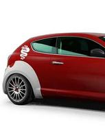 Car Sticker For Alfa Romeo 159 147 2PCS Car Body Sticker For Alfa Romeo Giulietta Mito Giulia Brera 147 156 159 Tonale GT XE0 gray