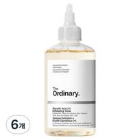 The Ordinary Glycolic Acid 7% Exfoliating Toner, 240ml, 6 pcs white