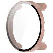 Glass + Case for Suunto Race Accessories PC All-around Bumper Anti-scratch Protective Cover + Screen Protector for Suunto Race for Suunto Race rožinė