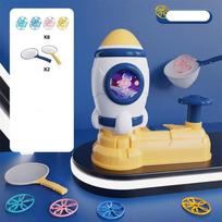 Oro raketų paleidimo priemonė lauko žaislas Sklandanti raketa skraidanti diskinė lėkštė pėdų paleidimo priemonė Kid Jump Sporto žaidimo lavinantis žaislas vaikams CHINA gray