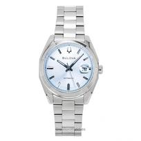 Bulova Surveyor Nerūdijančio plieno šviesiai mėlynas automatinis 96B469 vyriškas laikrodis šviesiai mėlyna spalva