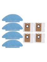 Mop Cloths and Dust Bags for Lubluelu For Tikom For Laresar Robot Vacuums