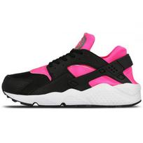 Nike Air Huarache Run 'Black' Women's 634835-604 36.5 pink