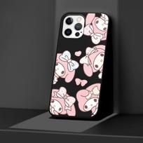 Cinnamoroll My Melody Case for Apple iPhone 13 14 Plus 11 12 Mini 15 Pro Max 7 8 SE 2020 X XS XR Silicone Soft Phone Cover iPhone 7(SE 2020) black