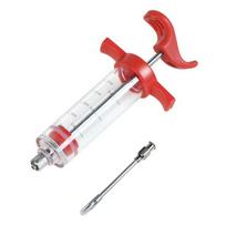 Bpa-free PP Premium Stainless Steel Needles Spice Syringe Set BBQ Meat Flavor Injector Kitchen Sauce Marinade Syringe Accessory Injector 1 Needle