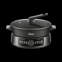 Midea 4.5L Multi-function Electric Hot Pot CN plug (adapter included) gray