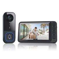Wireless HD Smart Doorbell with Screen & Outdoor Security Camera Model 1 juoda