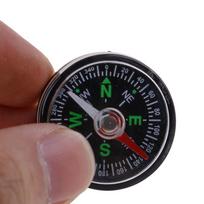 30 Mm mini kompasas, kempingas, žygiai, kelionės lauke, navigacijos laukinio išgyvenimo įrankis black