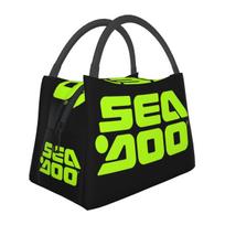Sea Doo Team Rxt Brt Marine Insulated Lunch Bag for Women Bento Storage Food Boxes Container Cooler Thermal Lunch Box Tote One Size black