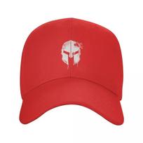Custom Spartan Helmet Baseball Cap Women Unisex Adjustable Sparta Dad Hat Outdoor Snapback Caps Adjustable Cap red